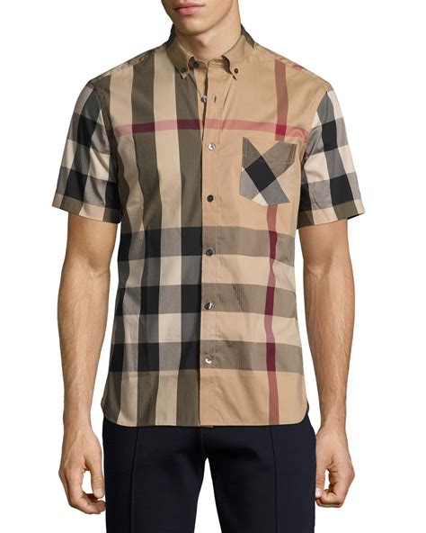 burberry graphic shirt|burberry men's shirts 3x.